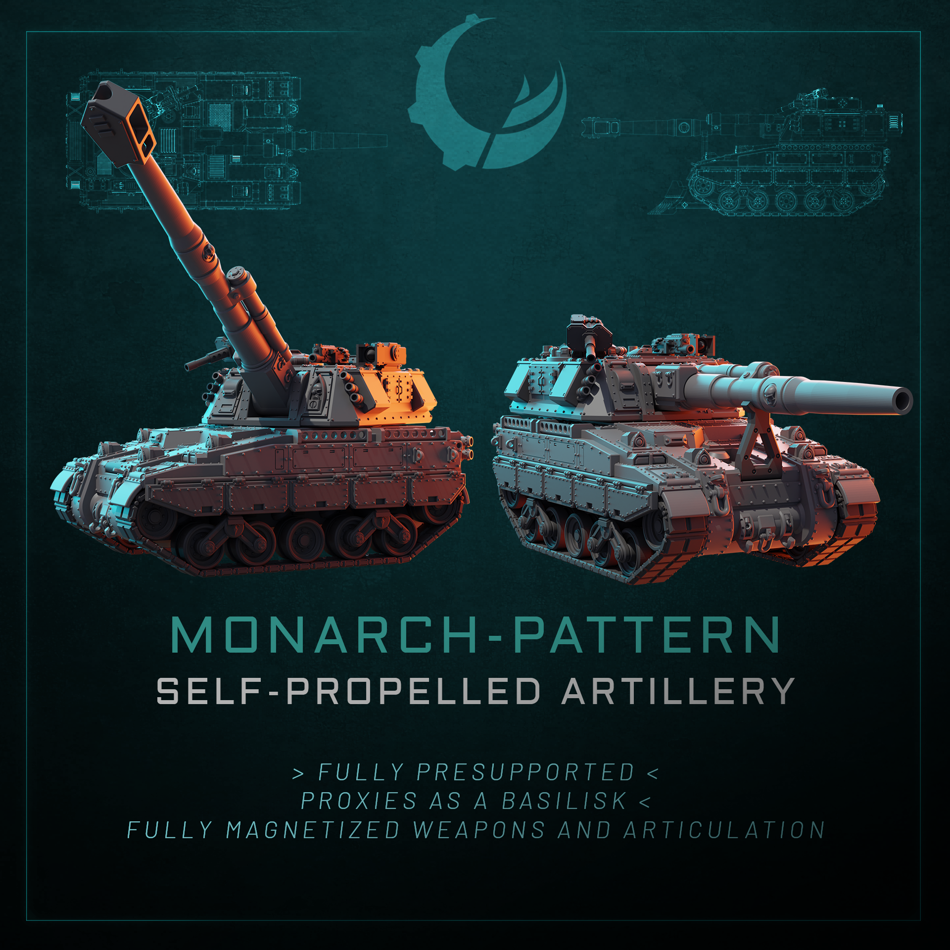 Monarch-Pattern Self-Propelled Artillery